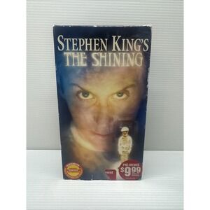 Stephen Kings The Shining (VHS, 2003, 2-Tape Set) Steven Weber TV Mini Series